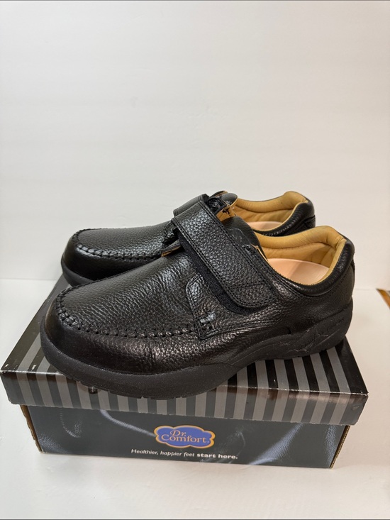 Dr. Comfort Men’s Black Leather Slip-On Comfort Loafers main image 4